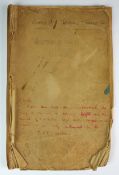 RAF Flight Authorisation Logbook - Enemy Aircraft Servicing and Storage Unit (EASSU)