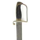 A British Naval Officer's fighting sword, late 18th/early 19th century