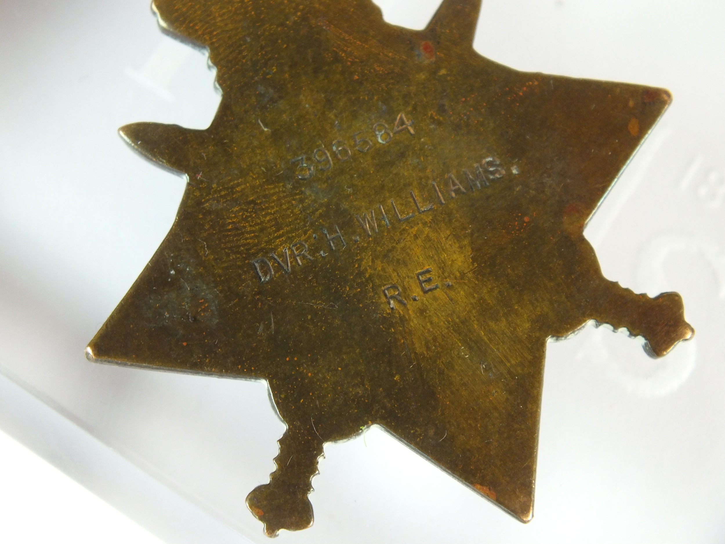 WW1 Mons Star trio awarded to Dvr. H Williams, Royal Engineers. - Image 2 of 4