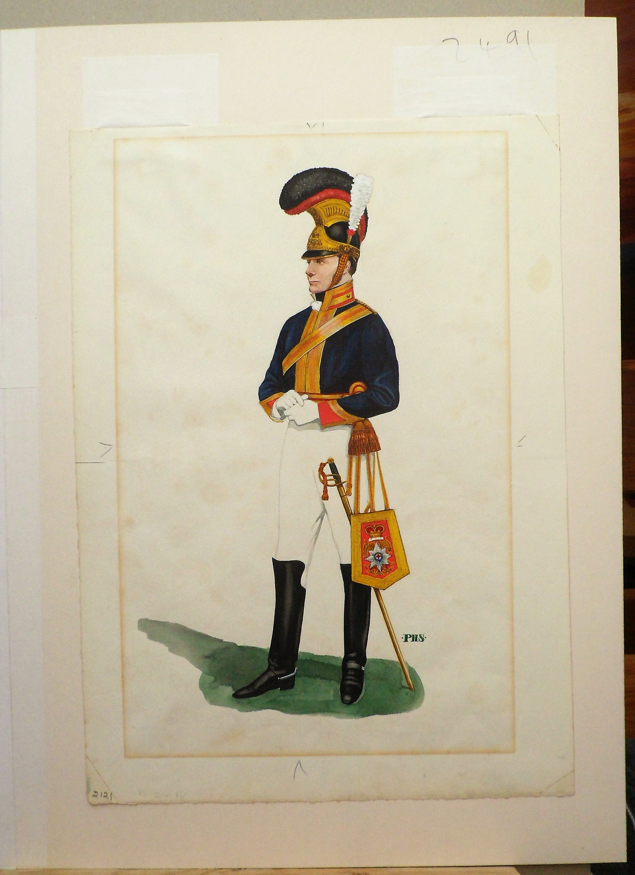Colonel Philip Henry Smither (1910-82) Royal Horse Guards Blue, c.1813 - Image 8 of 9