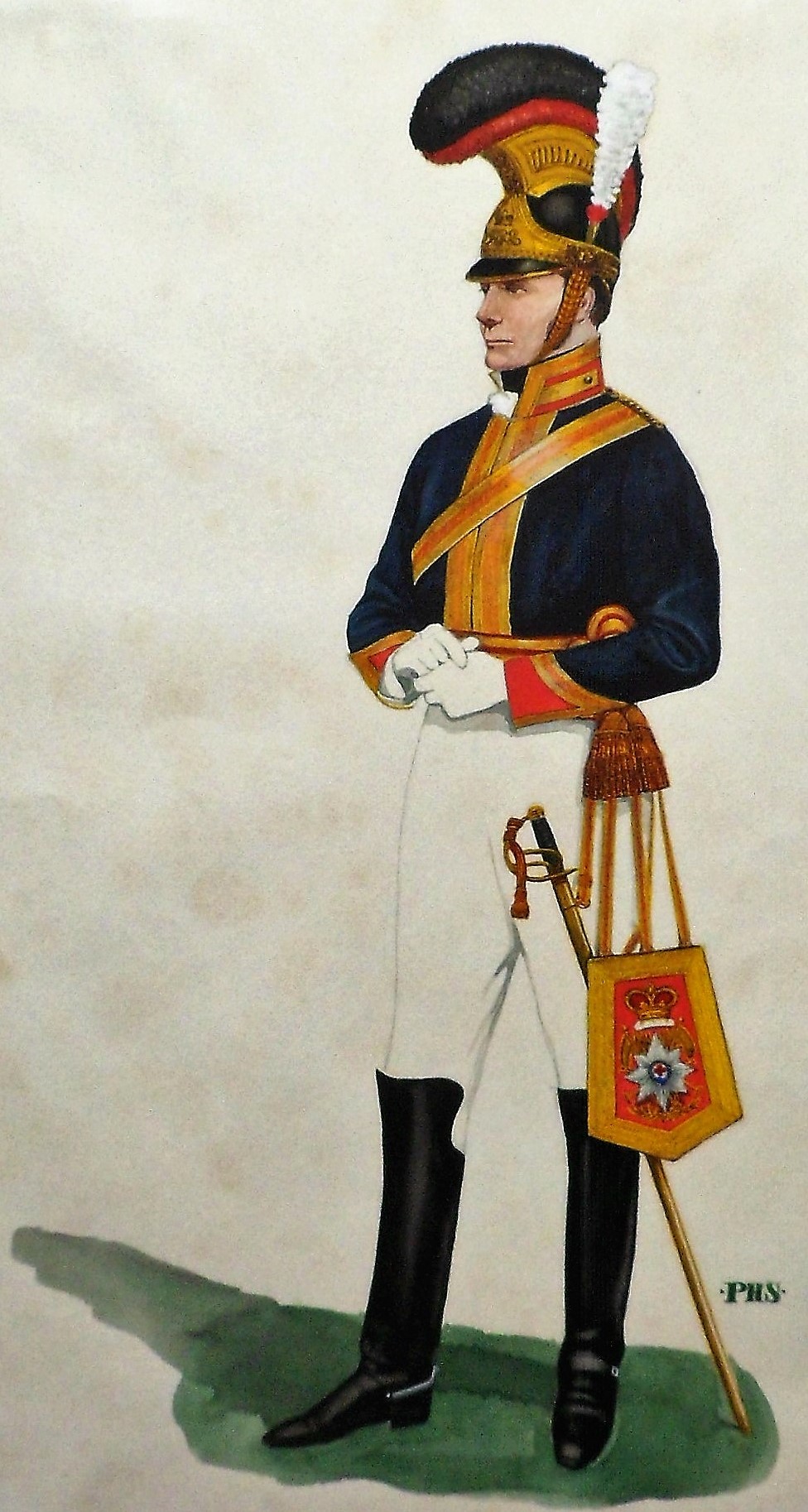 Colonel Philip Henry Smither (1910-82) Royal Horse Guards Blue, c.1813 - Image 3 of 9