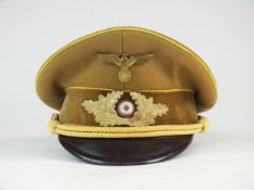 German NSDAP Reichsleitung visor manufacturered by Pekuro