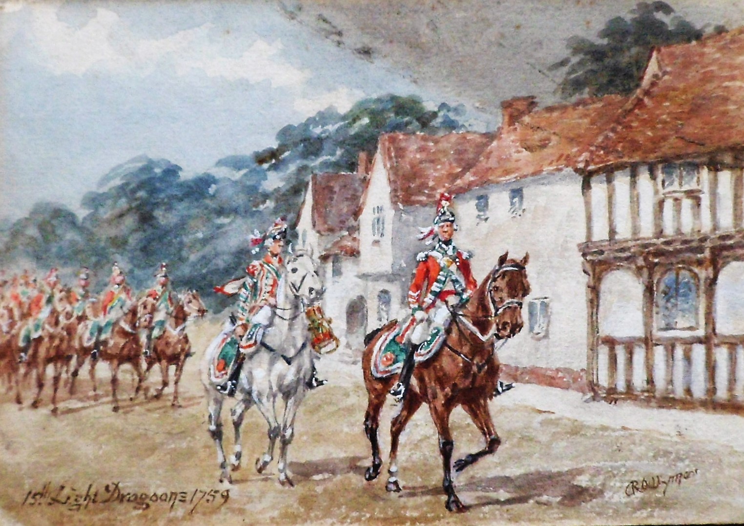 Reginald Augustus Wymer (1849-1935) 15th Light Dragoons, 1759