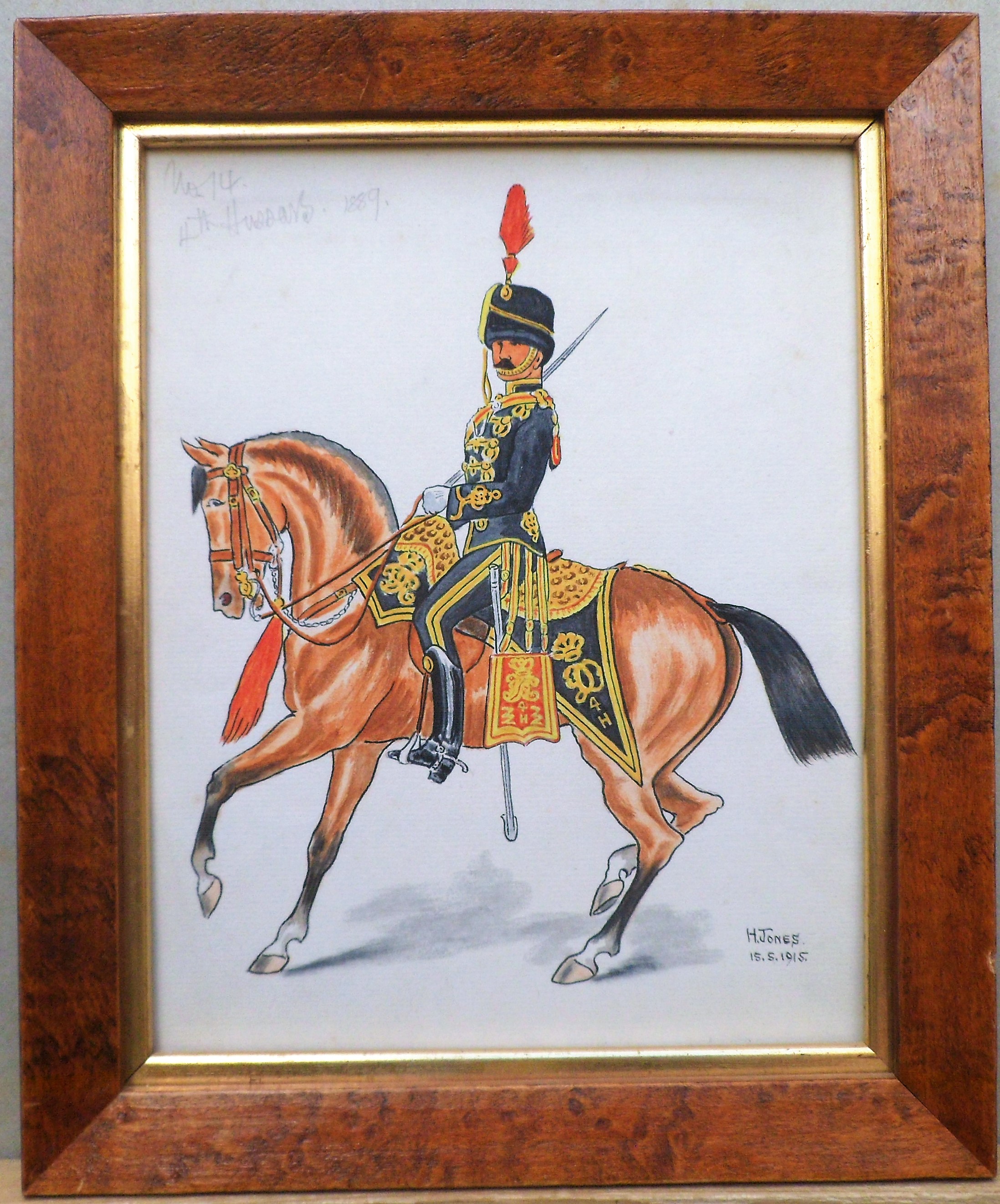 H. Jones, Mounted Officer of the 4th Hussars - Image 9 of 14