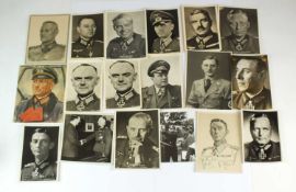 Thirty German postcards and portrait photographs