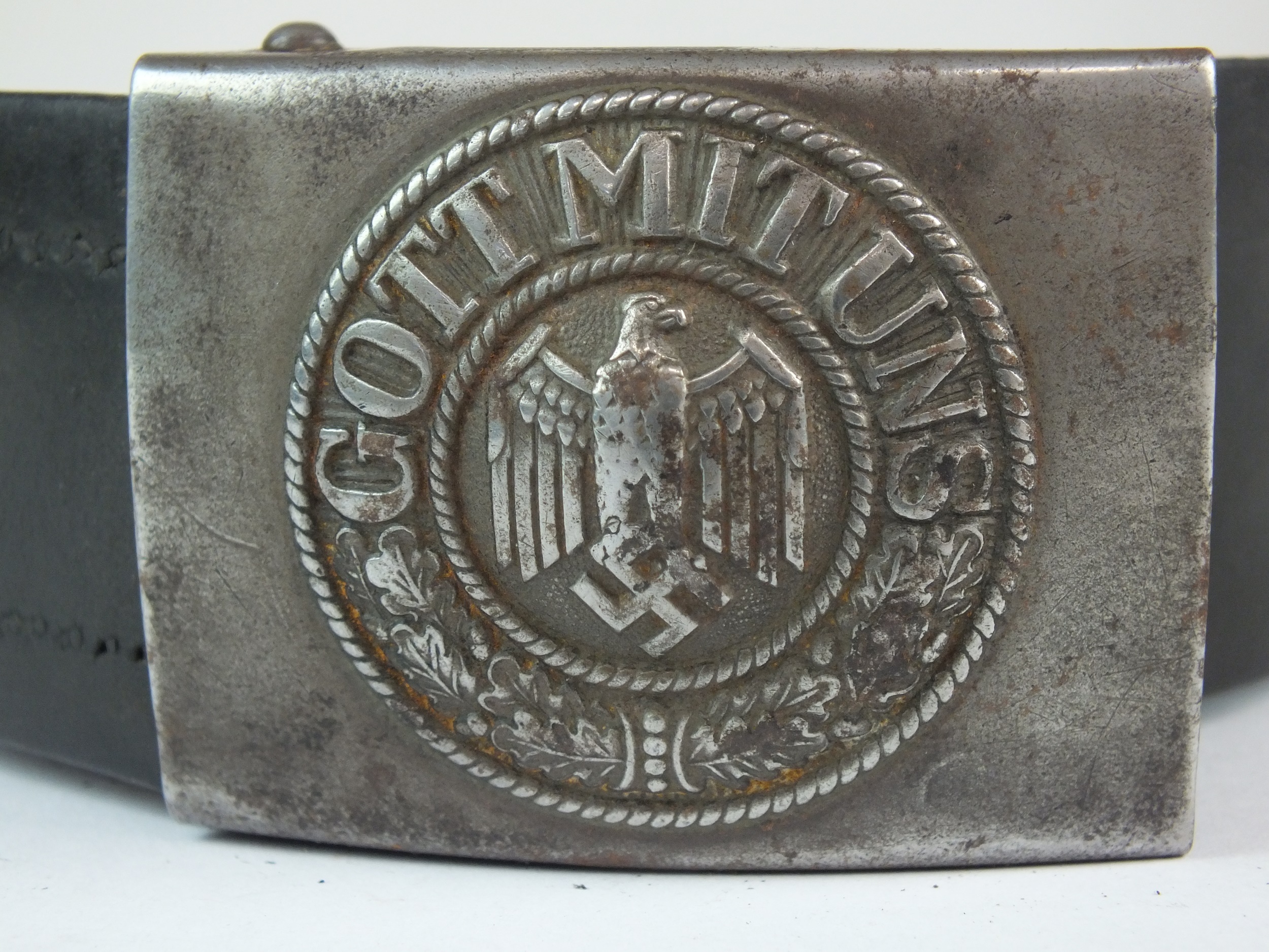 German Third Reich Army belt and buckle - Image 2 of 4