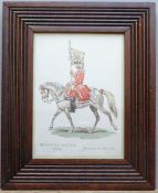 Percy White (20th century) Guidon Bearer Gendarme Anglais, 1764, signed and titled, 198mm x 142mm,