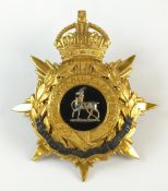 Royal Warwickshire Regiment helmet plate