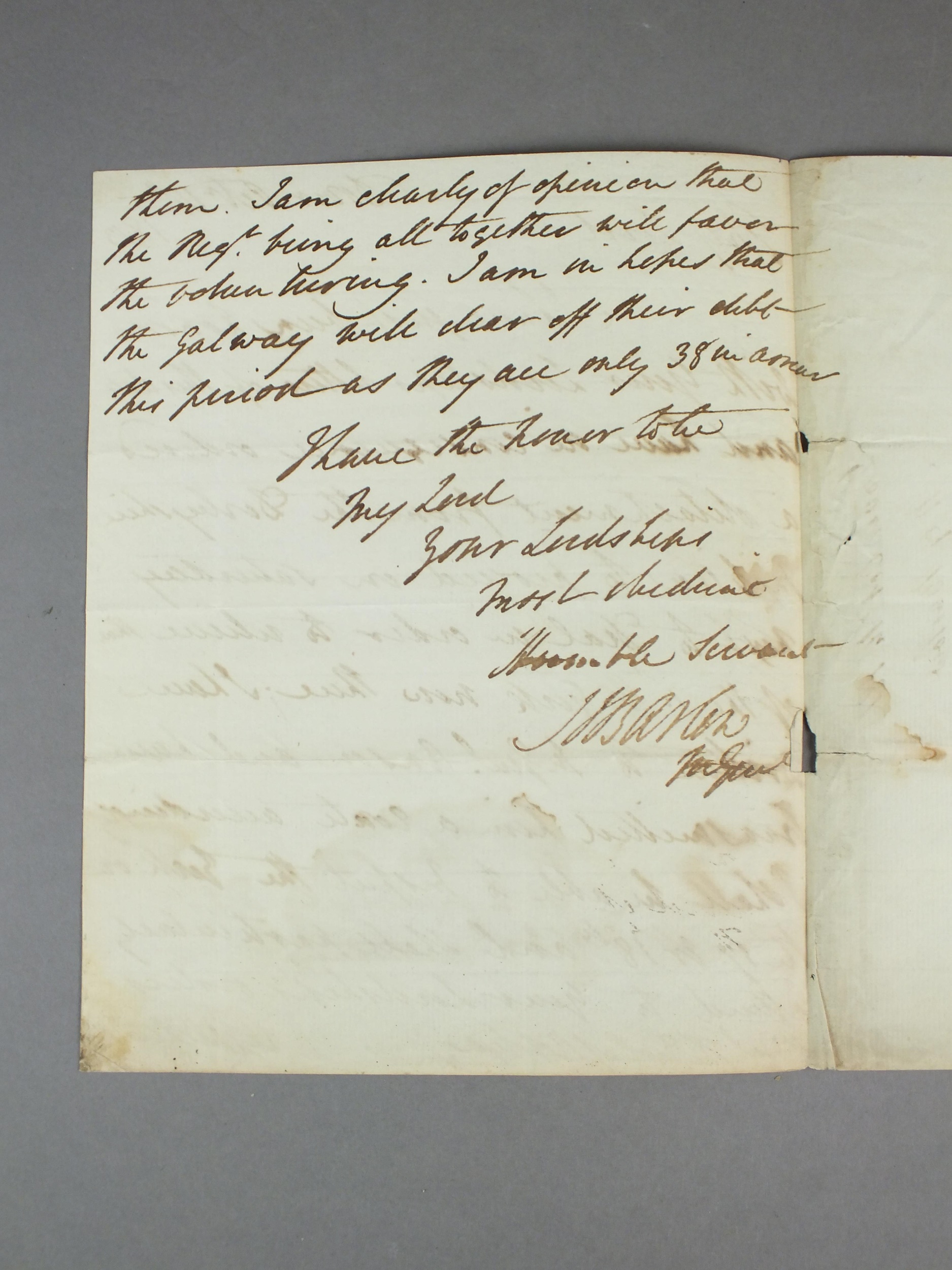 Major General Barlow - six autograph letters signed, 1811-1814 - Image 2 of 15