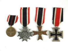 Four German Second World War Medals