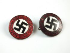 German Third Reich Party Member's badge and a Frauenschaft badge