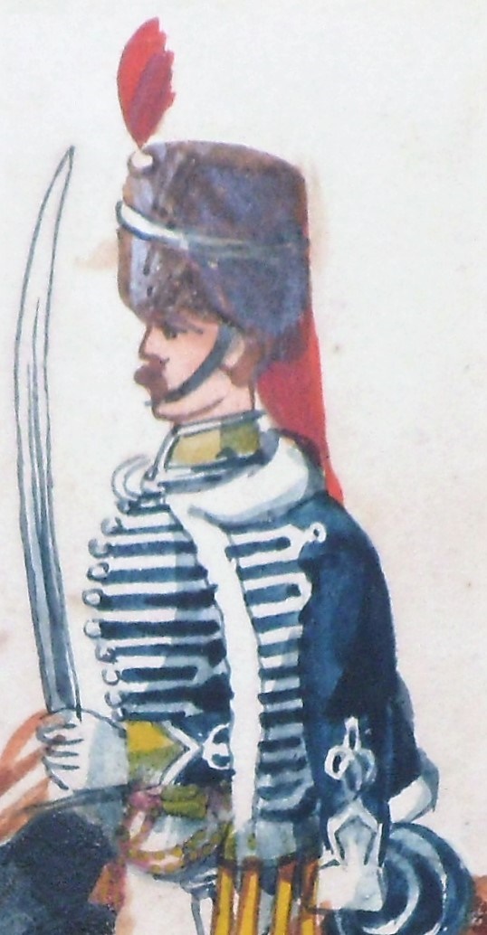 English School, pair of watercolours of 10th Hussars Troopers - Image 14 of 20