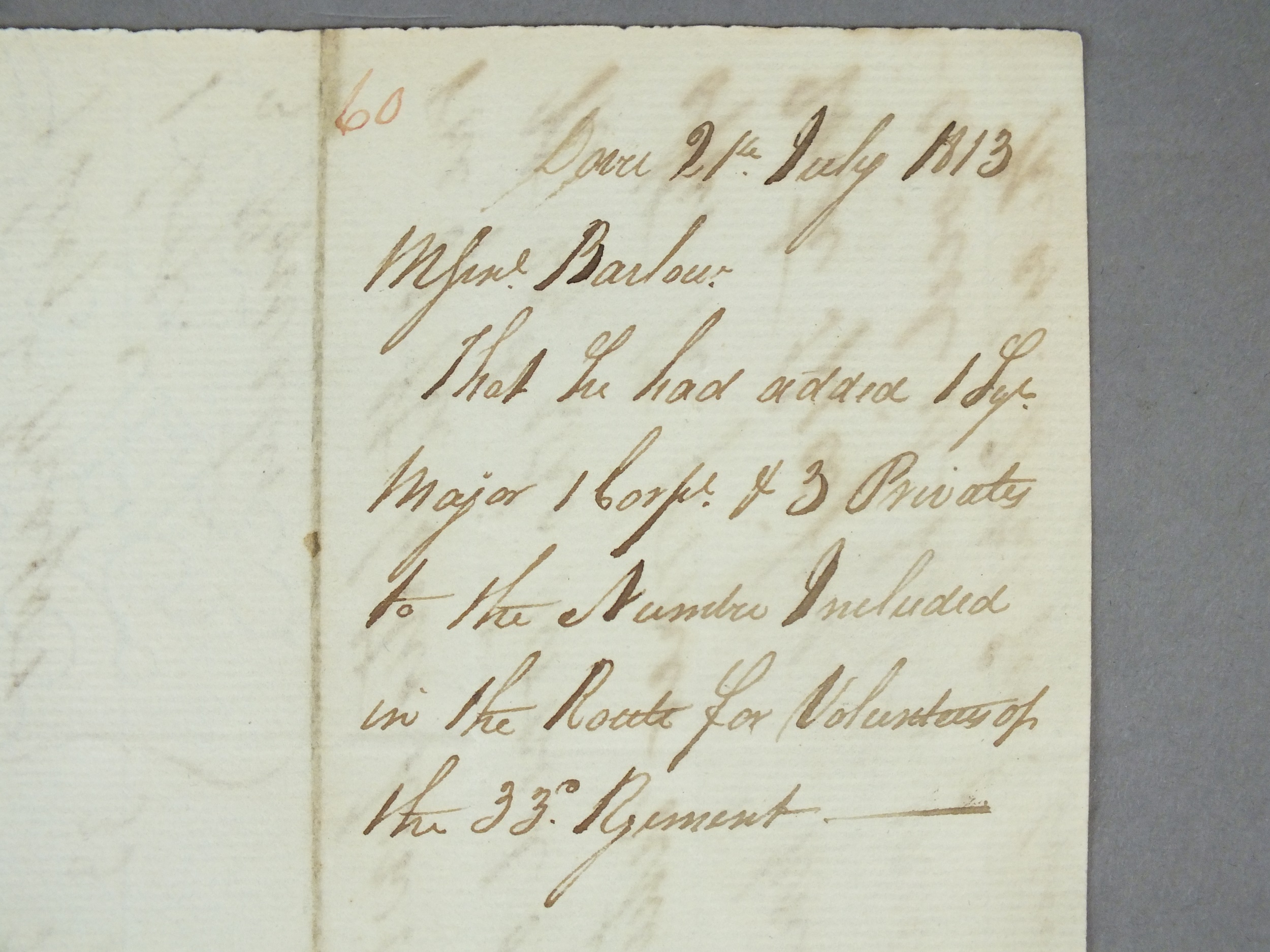 Major General Barlow - six autograph letters signed, 1811-1814 - Image 9 of 15