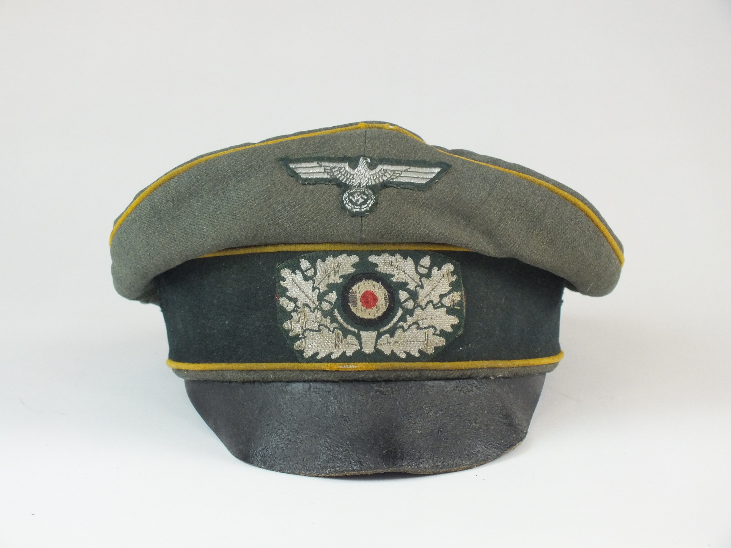 Scarce German Third Reich Army Cavalry Crusher cap