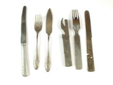 Group of German Third Reich utensils