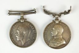 WWI Military Medal and 1914-1918 medal awarded to Gnr. T. Bee