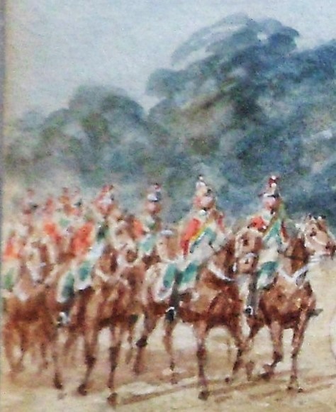 Reginald Augustus Wymer (1849-1935) 15th Light Dragoons, 1759 - Image 2 of 7