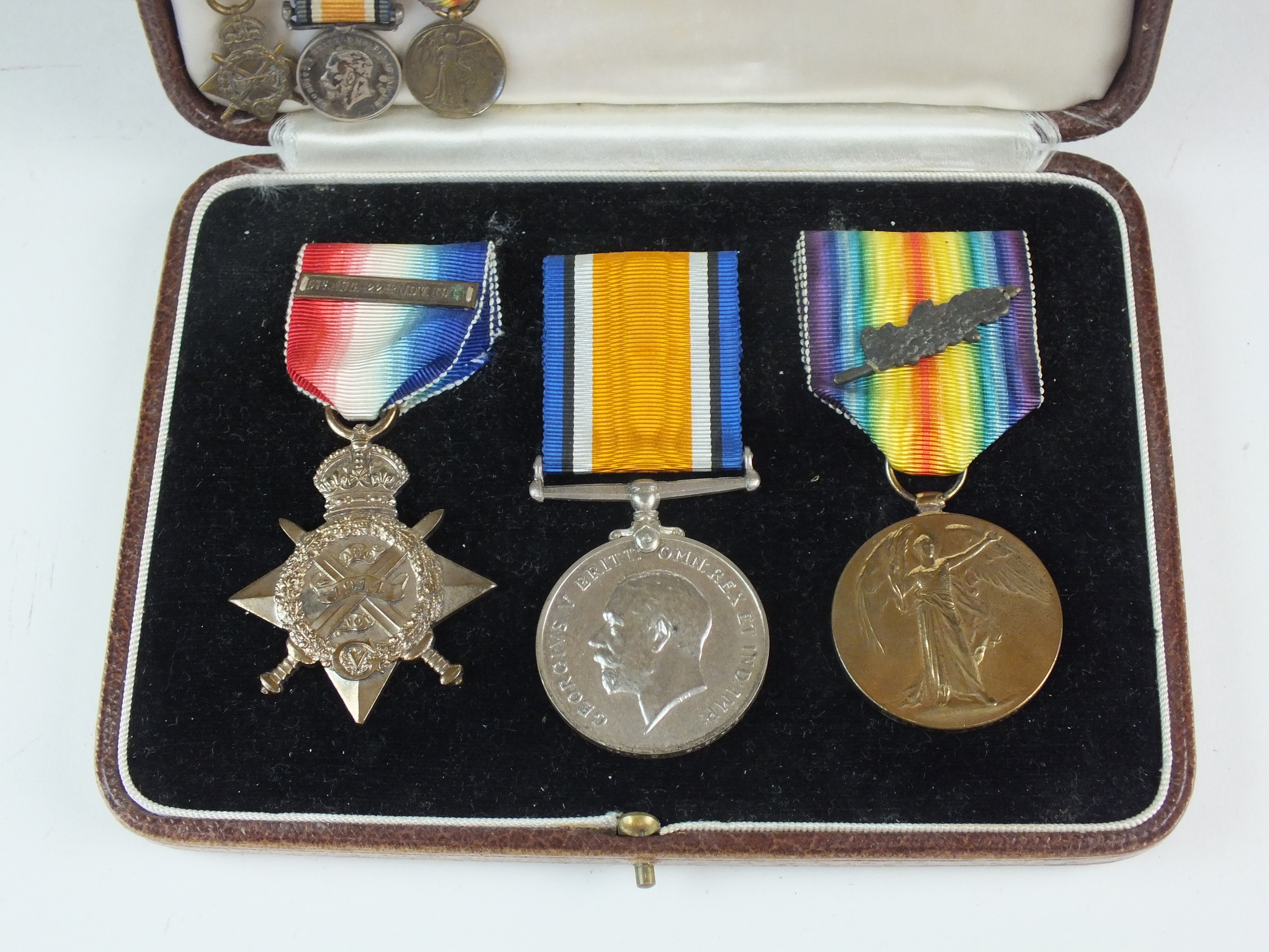 WW1 Mons Star Trio awarded to Capt. C.W Shepard, 1/5th London Regiment - Image 2 of 14