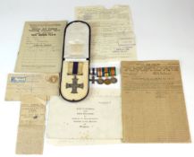 First World War Military Cross group awarded to Lieutenant G.K. Mowle (Cheshire Regt)