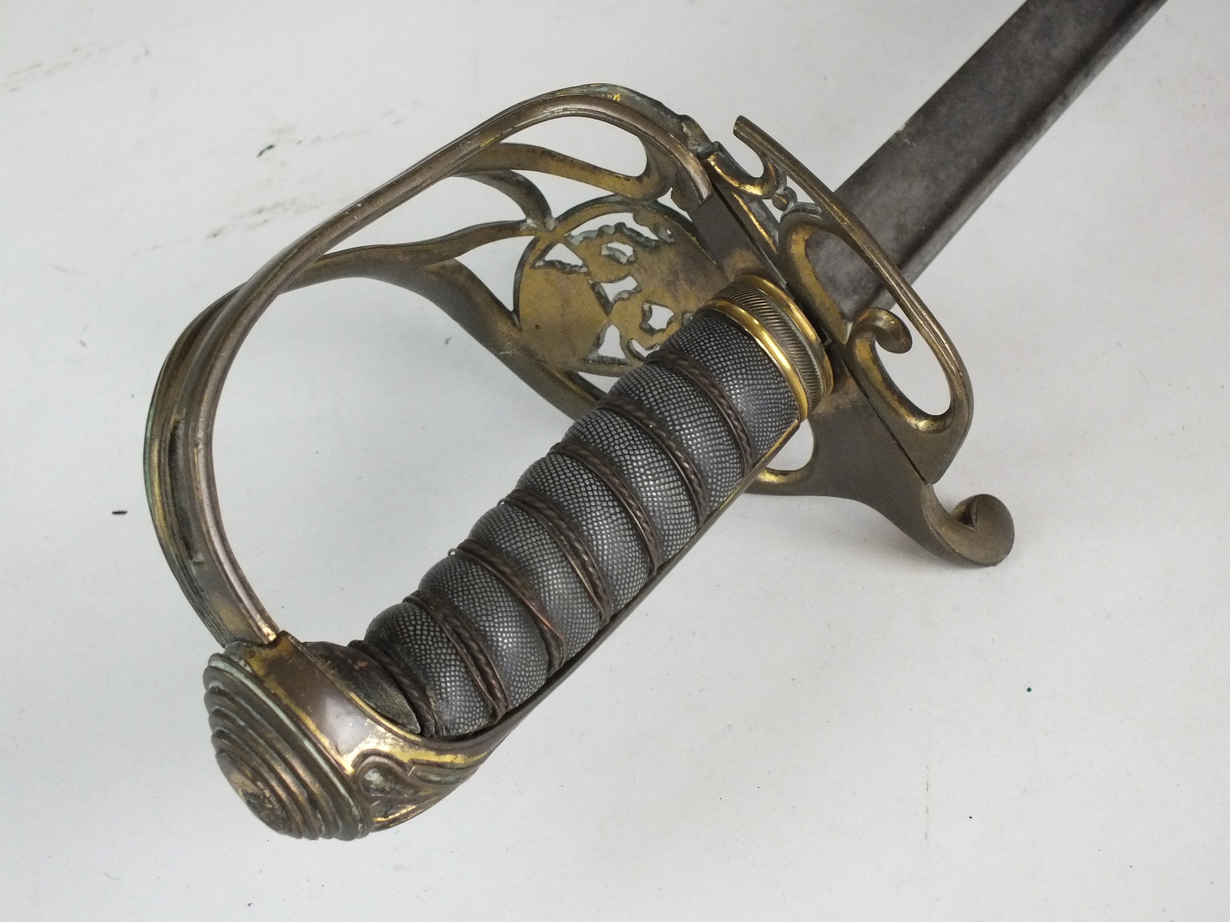 A British 1822 pattern George IV officer's sword - Image 7 of 11