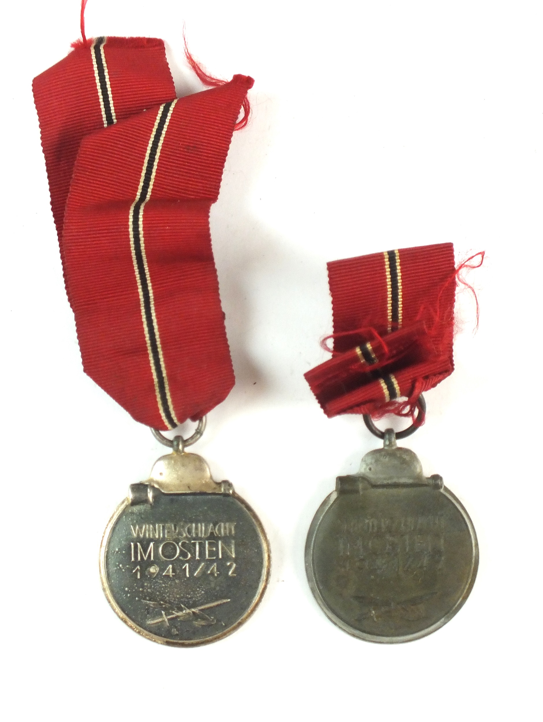 Two German Second World War Winter Campaign 1941/1942 medals. - Image 2 of 3