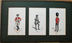 Adela C. Ray (early 20th century) Grenadier Guards triptych