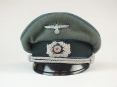 German Truppensonderdienst Officer's visor cap by Otto Dittman