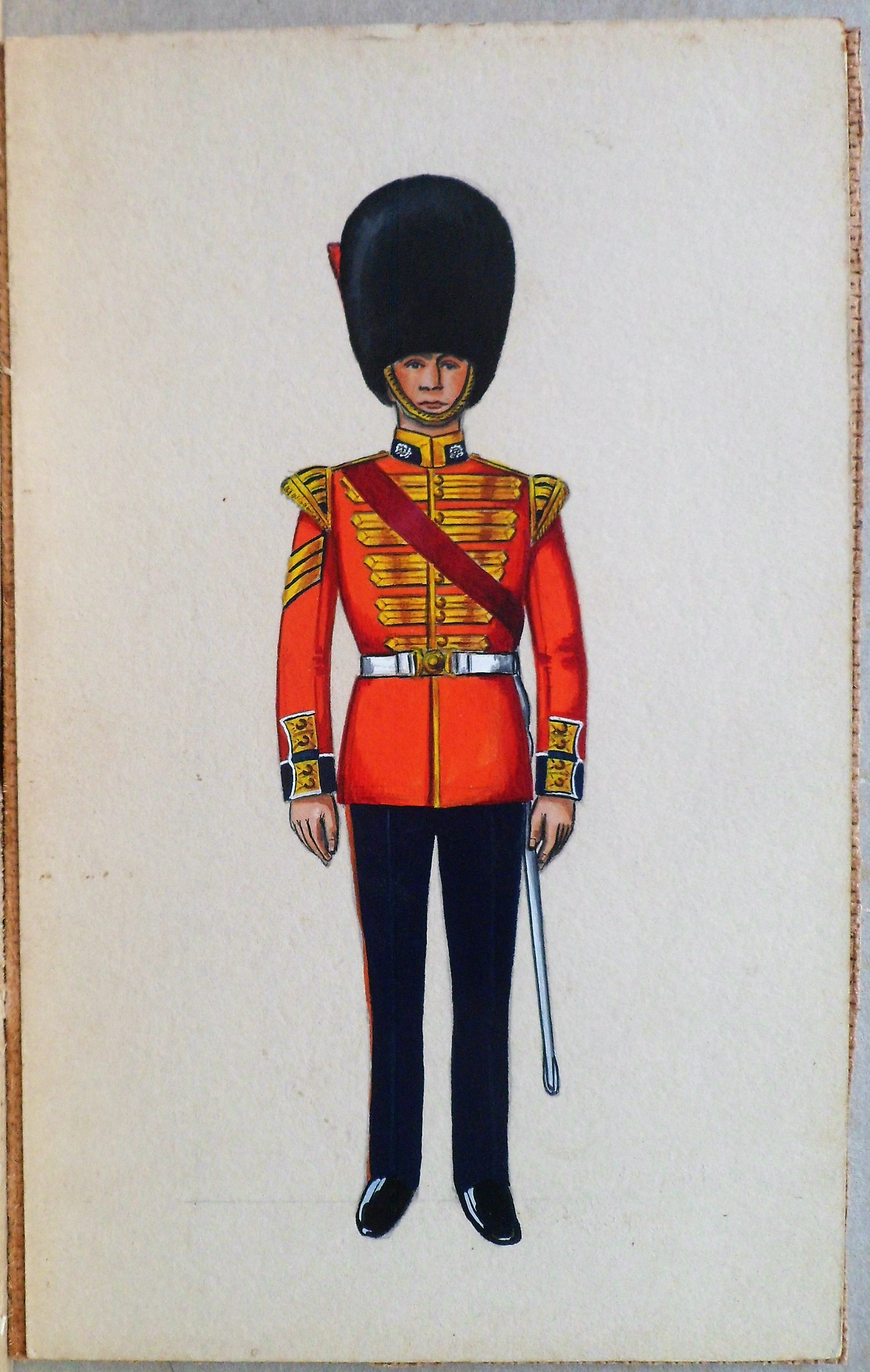 English School (early 20th century) Coldstream Guards Band Sergeant - Image 2 of 4