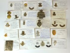 Irish military cap badges and buttons