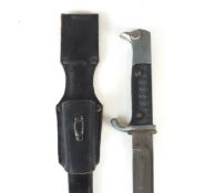 A German bayonet with SS post-war division etching