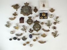 Shropshire Military badges and buttons