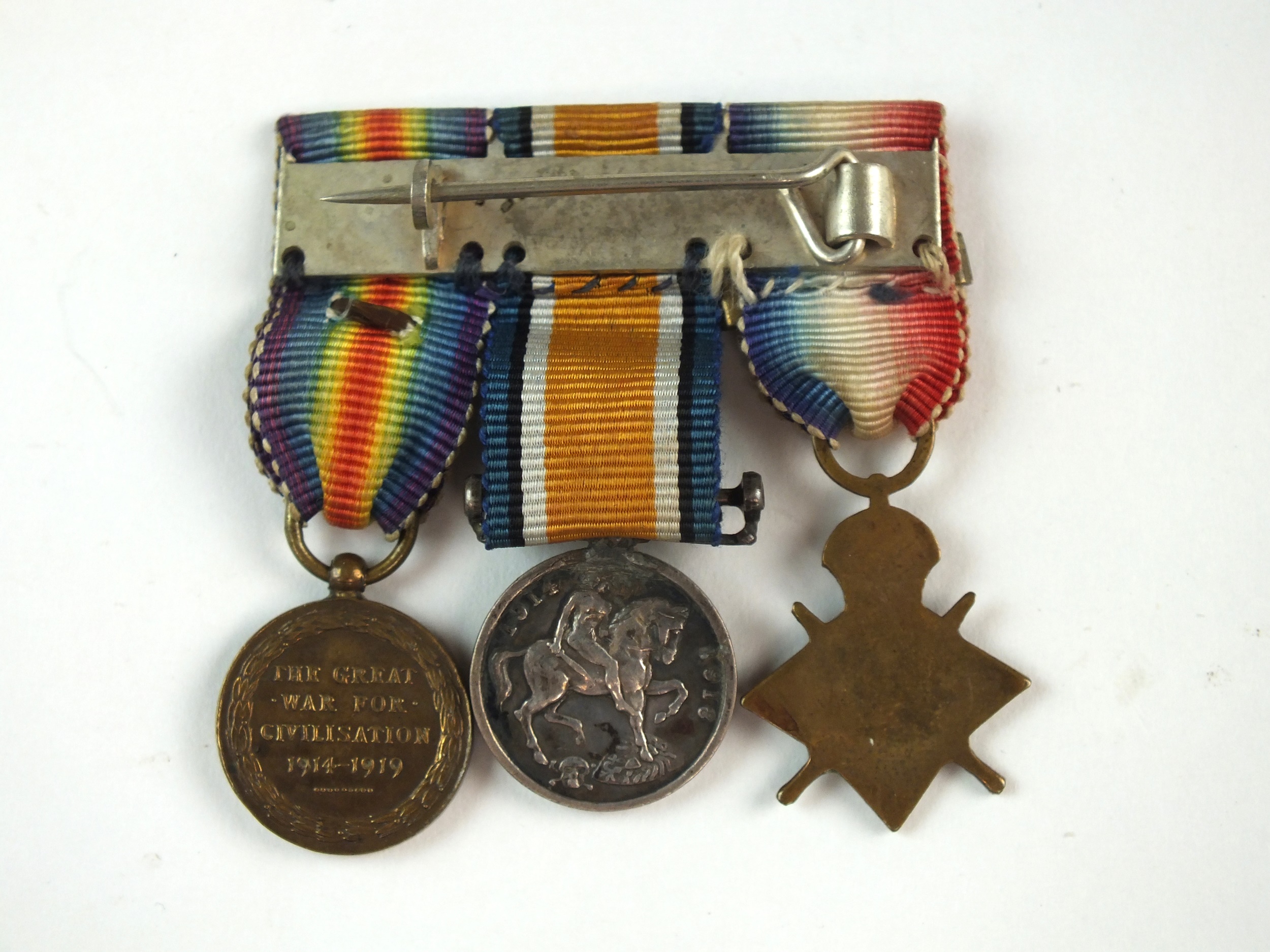 WW1 Mons Star Trio awarded to Capt. C.W Shepard, 1/5th London Regiment - Image 7 of 14