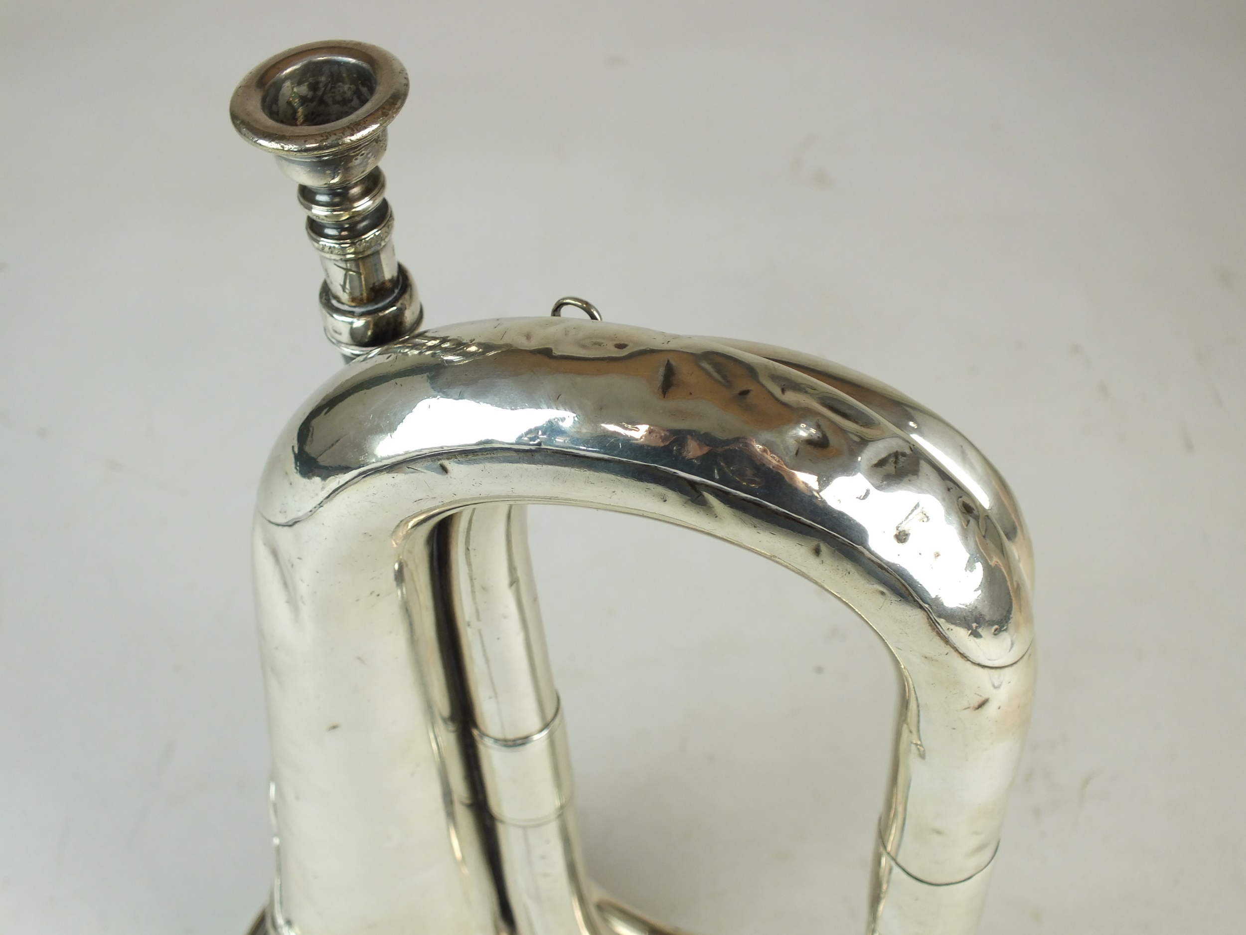 Hawkes & Son silver bugle presented to the Officers of the 1st KSLI, 1927 - Image 7 of 19