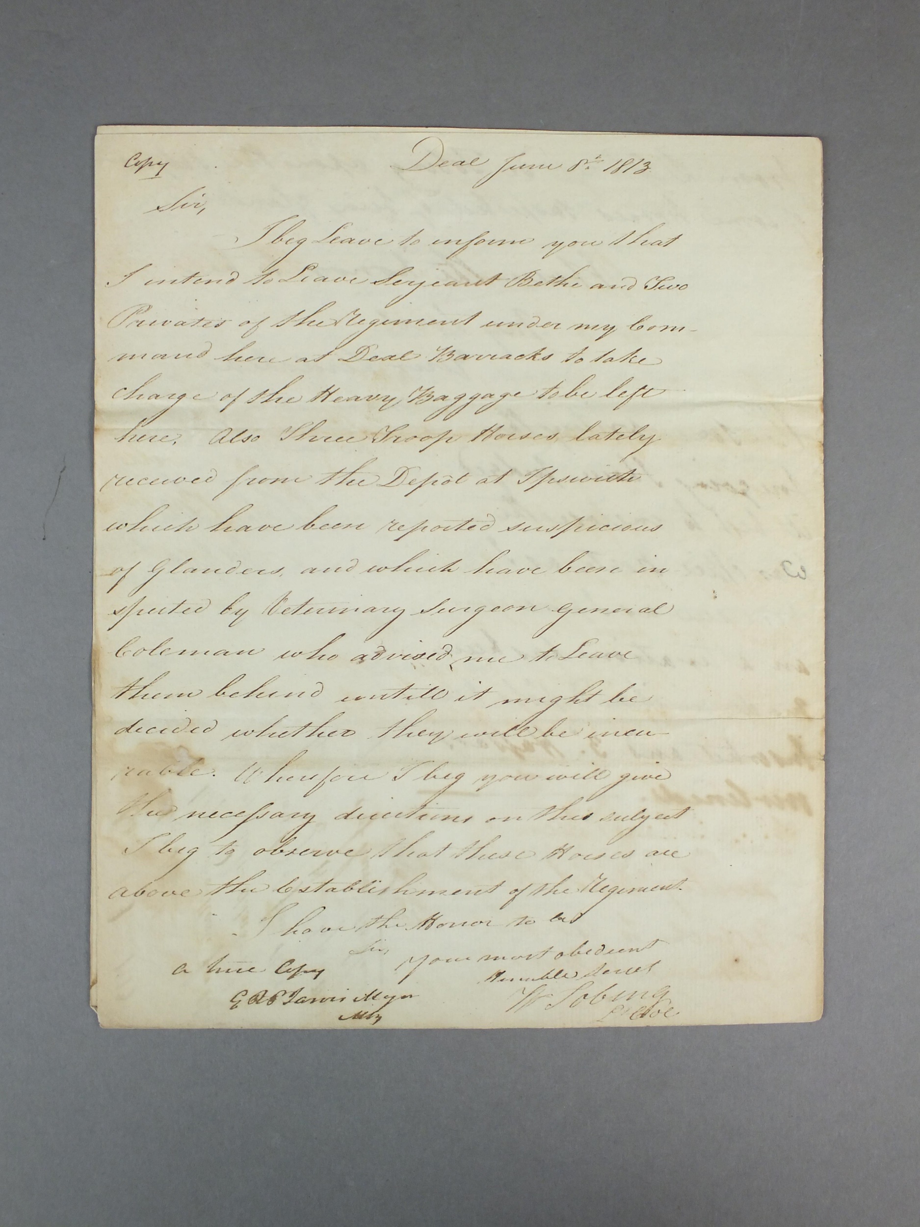 Major General Barlow - six autograph letters signed, 1811-1814 - Image 14 of 15