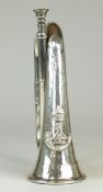 Hawkes & Son silver bugle presented to the Officers of the 1st KSLI, 1927
