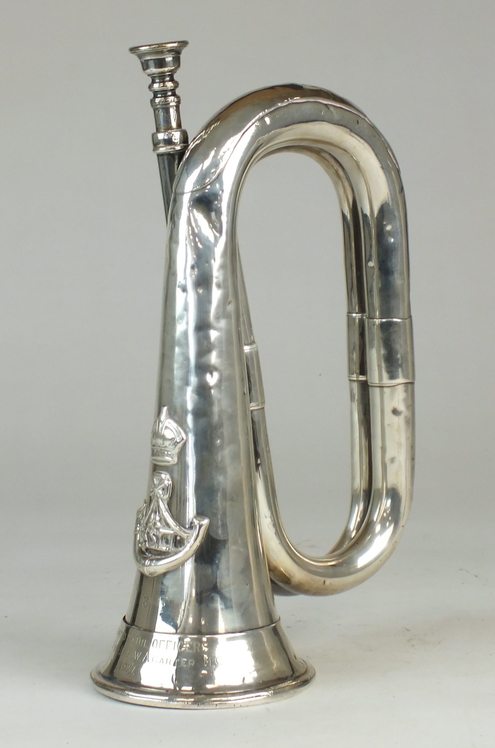 Hawkes & Son silver bugle presented to the Officers of the 1st KSLI, 1927 - Image 2 of 19