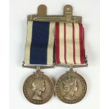 Royal Navy Medal pair, Long Service and Good Conduct and General Service