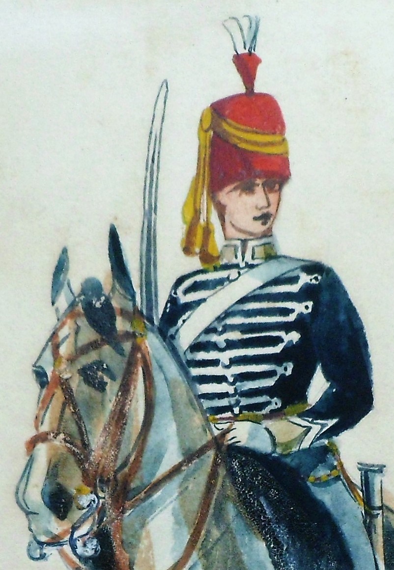 English School, pair of watercolours of 10th Hussars Troopers - Image 5 of 20