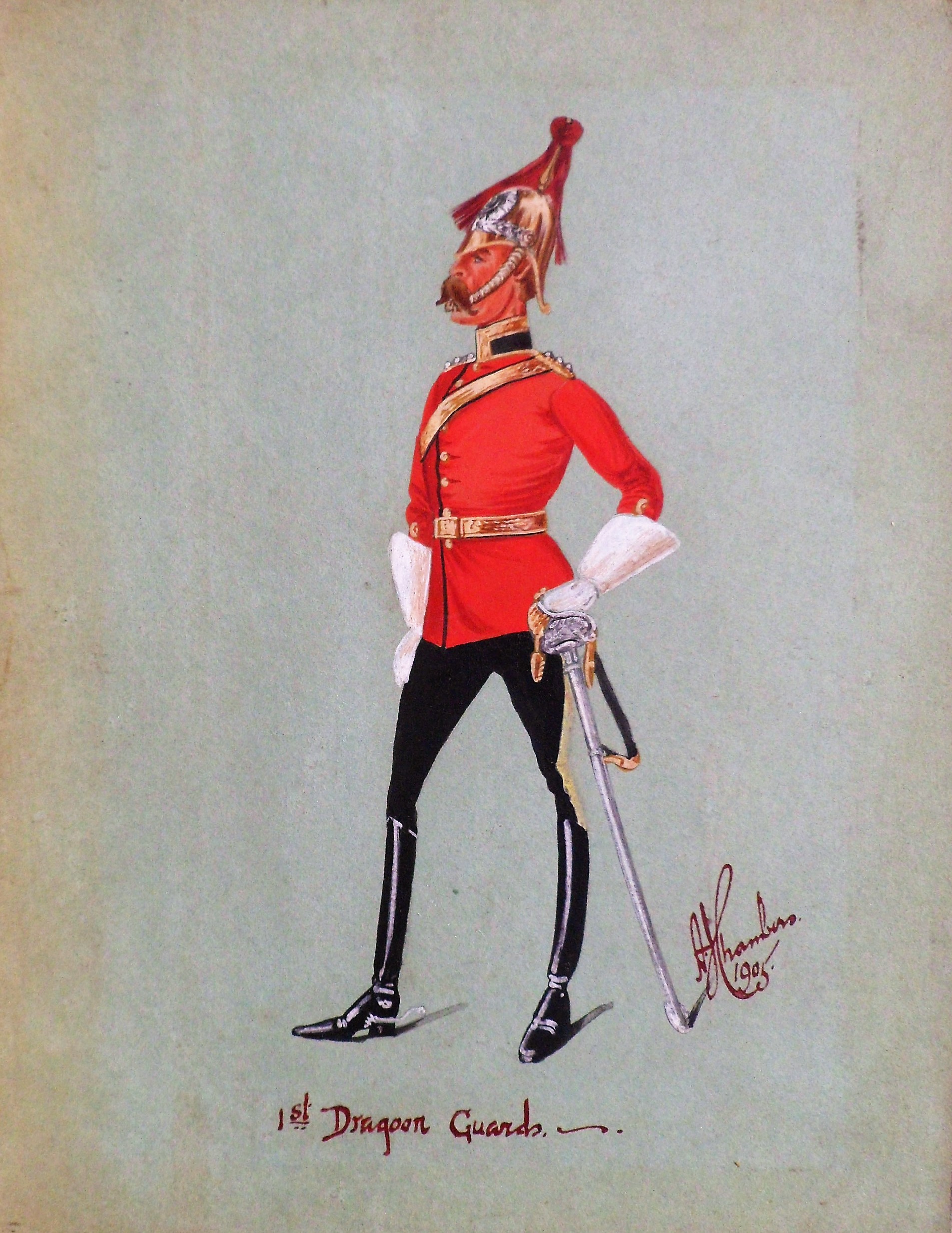 A.D.J. Chambers (British School, 20th century) 1st Dragoon Guards