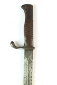 Imperial German Sawback S98/05 butcher bayonet