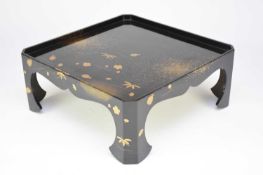 A Japanese lacquer small table