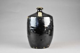 A Chinese black-glazed Henan storage vessel, possibly Song Dynasty
