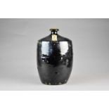 A Chinese black-glazed Henan storage vessel, possibly Song Dynasty