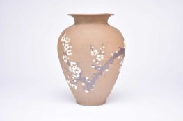 A large Korean stoneware vase