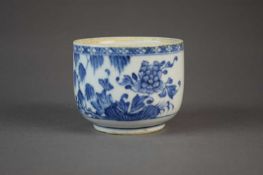 A small Chinese blue and white bowl, Qing Dynasty
