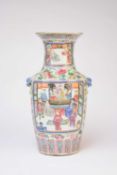 A Chinese famille rose vase, 19th century