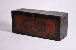 A 19th century Tibetan painted chest