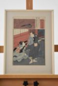 A Japanese woodblock print, 19th/20th century