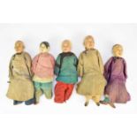 A set of five Chinese 'Door of Hope Mission' dolls