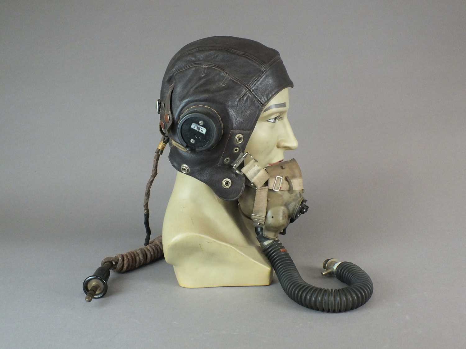 RAF 'C-Type' leather flying helmet - Image 4 of 4